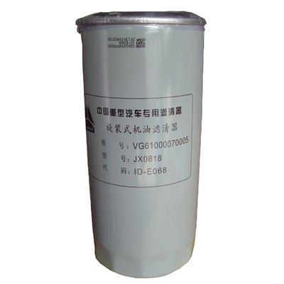 210*96 mm Pièces détachées de camions VG6100007005 Filtre à huile avec matériau en acier