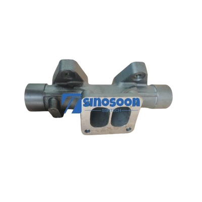 Assemblage de manifold d'échappement moyen 200V08102-0634 pour les pièces de moteur de camion Howo T7H Shacman