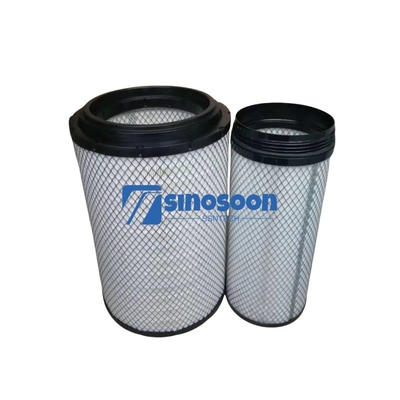 Filtre à air Shacman modèle camion WG9725190101 WG9725190102 pour pièces de moteur de camions lourds