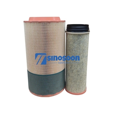 Filtre à air Shacman modèle camion WG9725190101 WG9725190102 pour pièces de moteur de camions lourds