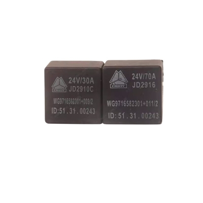 Relais 24V 30A JD2910C WG9716582301 009/2 pour le camion Sinotruk Howo T7h T5g Sitrak C7h Pièces détachées