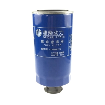 Sinotruk Howo camion lourd Weichai Filtre à huile moteur 612600081334 pour l' équipement de voiture Shacman